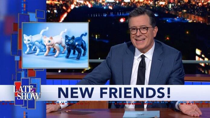 MarsCat on The Late Show with Stephen Colbert, New Friends segment